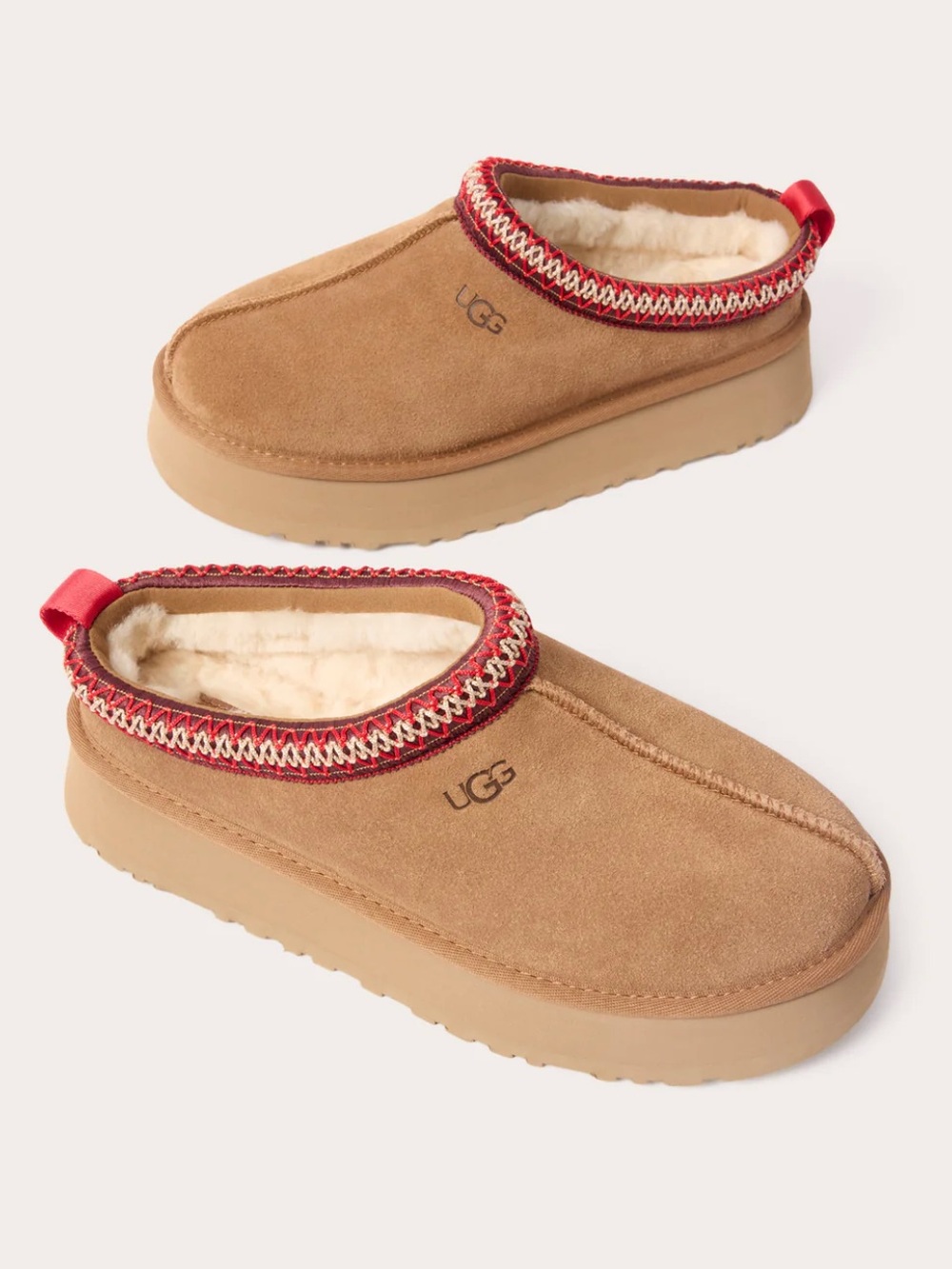 NWOT UGG Tazz II Platform Slippers Chestnut Women’s 8